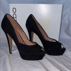 Aldo Black High Stiletto Platform Heels